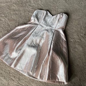 Metallic Bandeau Dress
